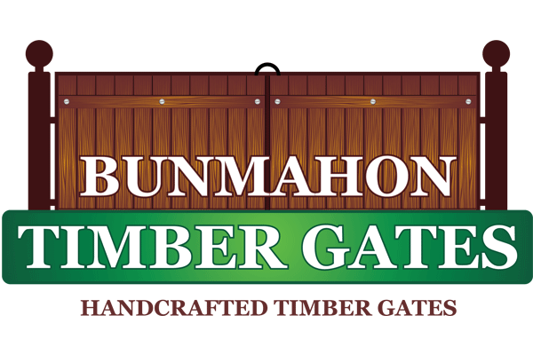 Bunmahon Timber Gates logo design