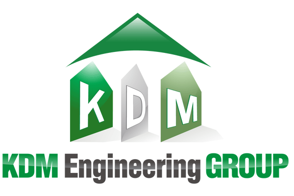KDM Engineering group logo design