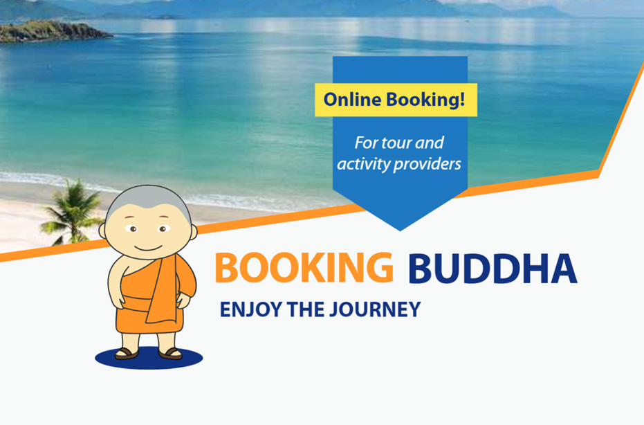 Brochure design that was made for Booking Buddha