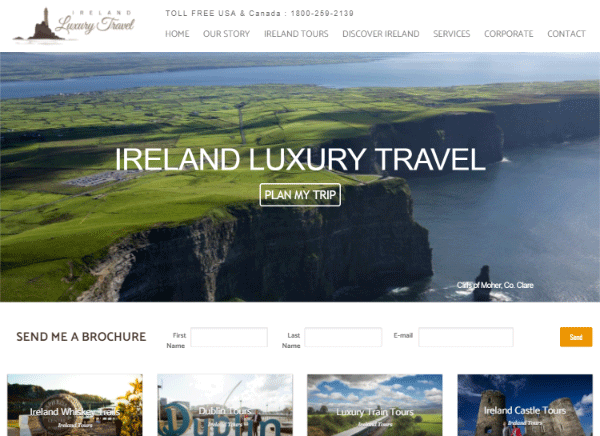 travel websites ireland