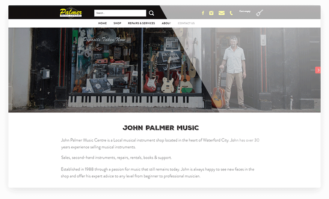 John Palmer Music Slide 2