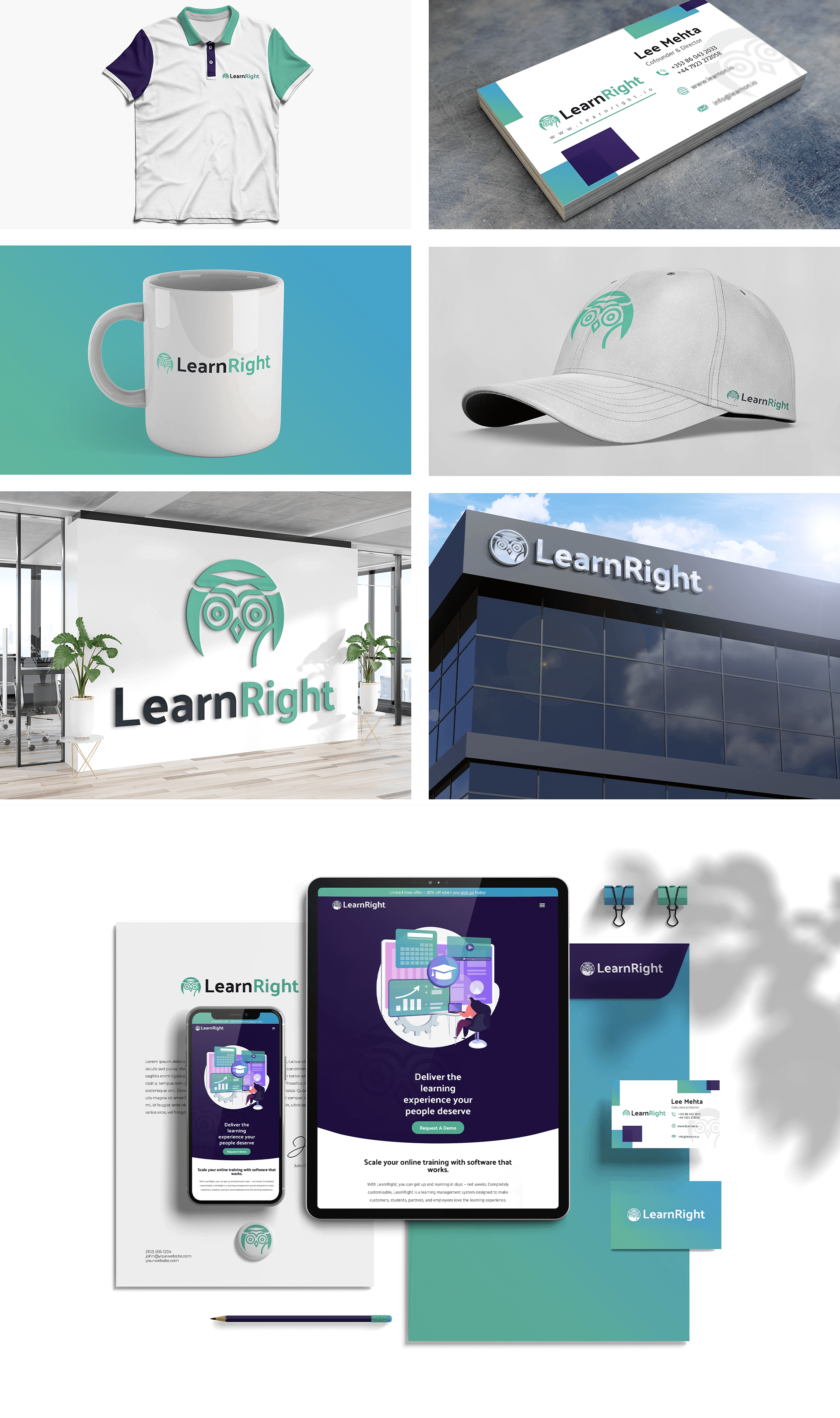 LearnRight Branding